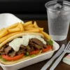 Beef Gyro Pita with Fries