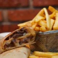 Beef Shawarma Wrap with Fries