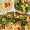 Chicken Kebab Skewer with Rice