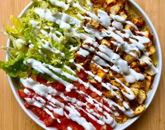 chicken Over Rice Bowl