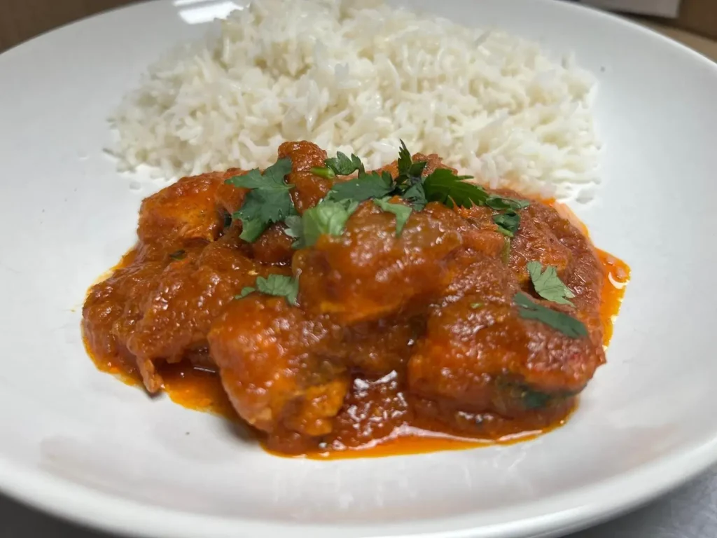 Chicken Tikka Masala with rice