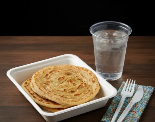 2 Plain Paratha