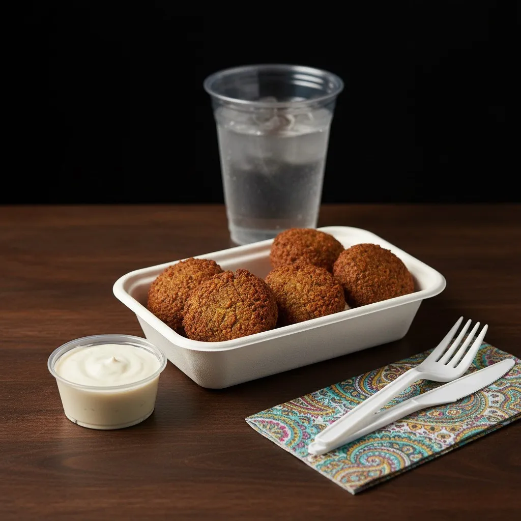 5 Piece Falafel with White Sauce_result