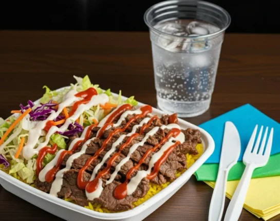 Beef Over Rice Bowl